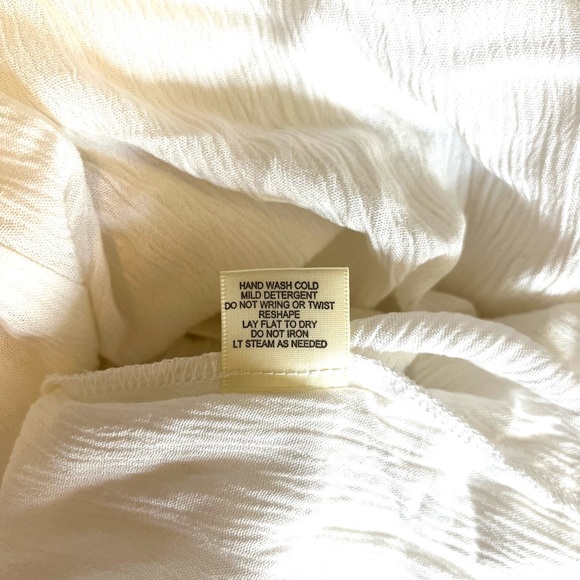 NWT Lovestitch Boho Square Neck Lace Trim Top Size Medium - Picture 6 of 7